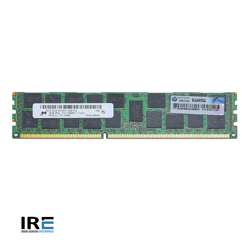 رم سرور HP 16GB PC3-12800R DDR3-1600