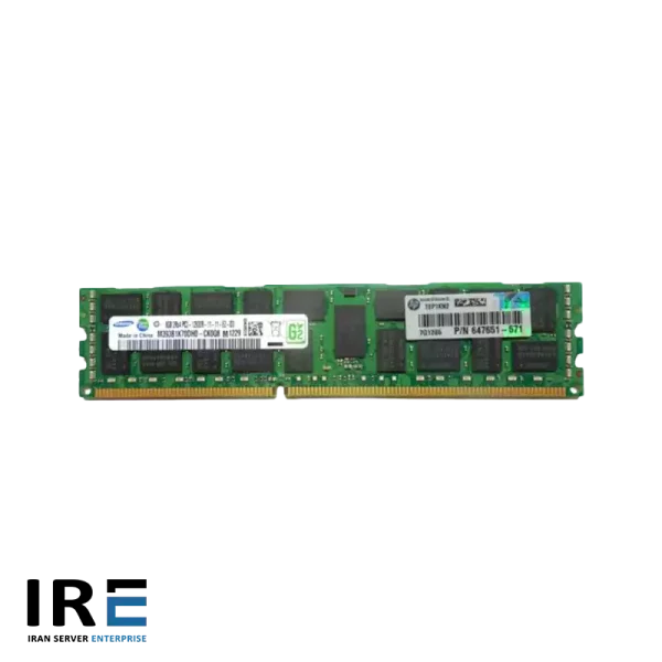 رم سرور HP 4GB Dual Rank PC3L-10600E Unbuffered